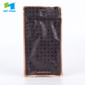 Plastic De-Metalized Flat Bottom Bag For Chocolate